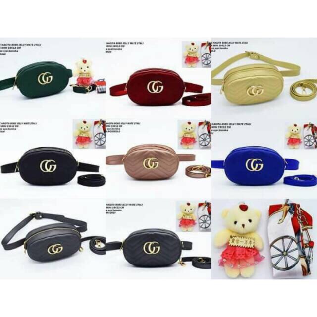 GUCCI NAGITA / WAISTBAG JELLY MATTE / PINGGANG | Shopee Indonesia