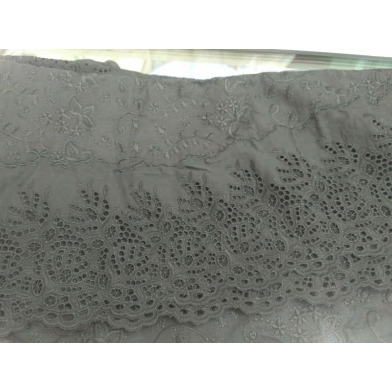 mukena katun jepang renda katun