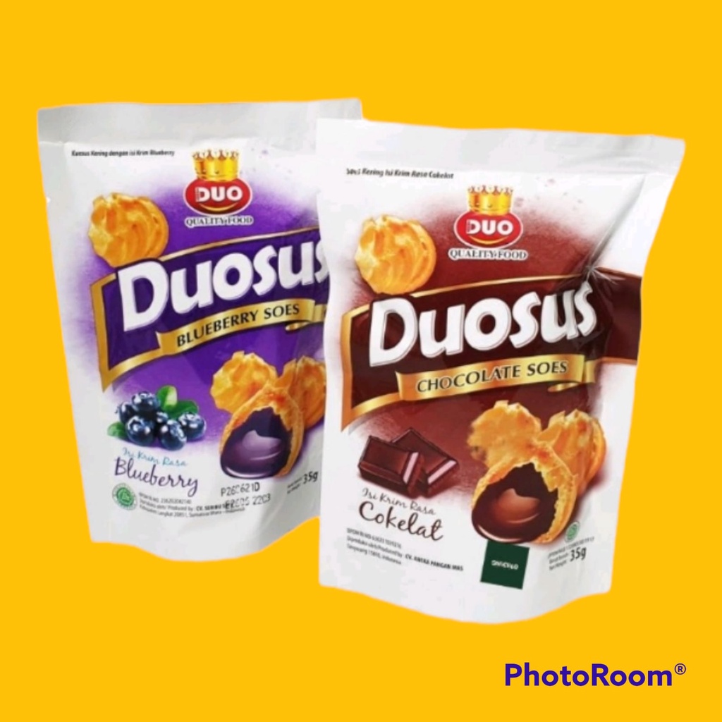 

Duosus 35 g | Chocolate Soes | Blueberry Soes