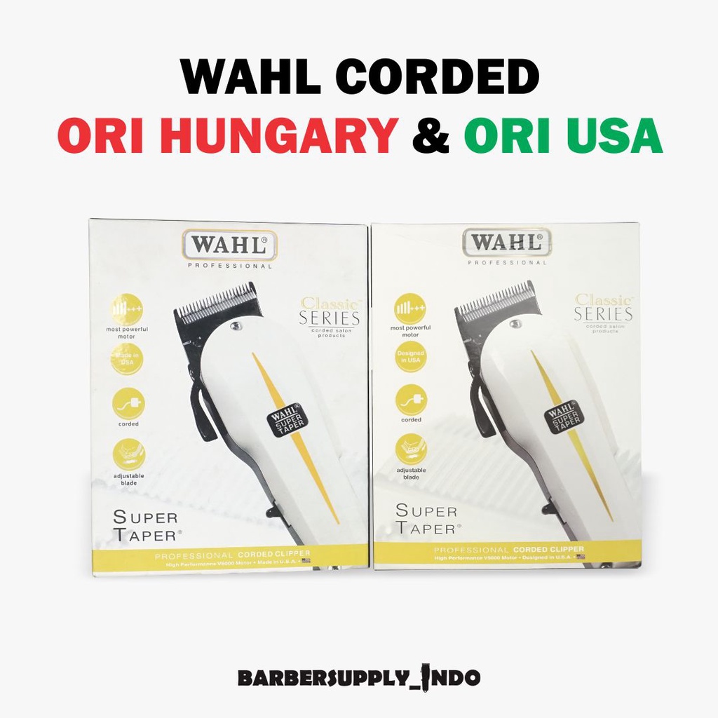 Wahl Super Taper COMPLETE ORIGINAL Alat Cukur Super Taper Lengkap