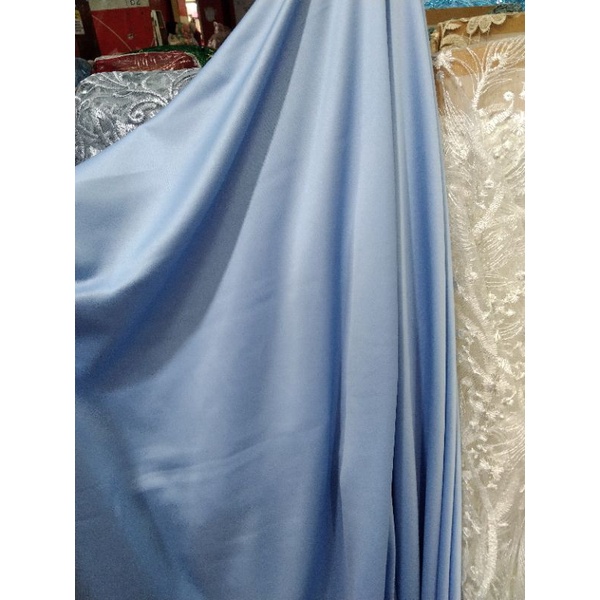 Kain Satin Roberto Cavali/kain furing/bahan seragam bridasmaid pesta/wedding dress