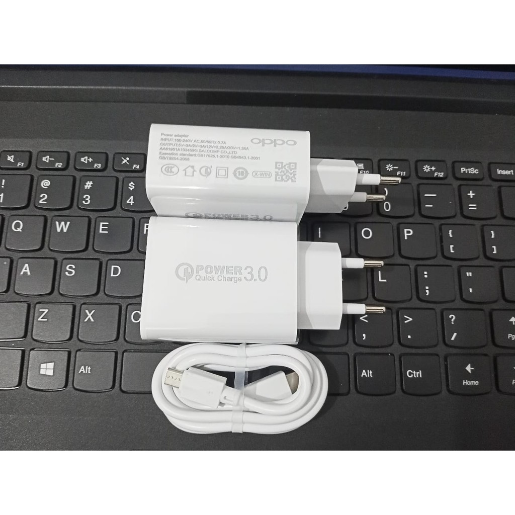 CHARGER BRAND POWER QC 3.0 TRAVEL POWER ADAPTOR 15w mi10  3A BRAND 5G  2IN 1 FAST CHARGING MICRO USB