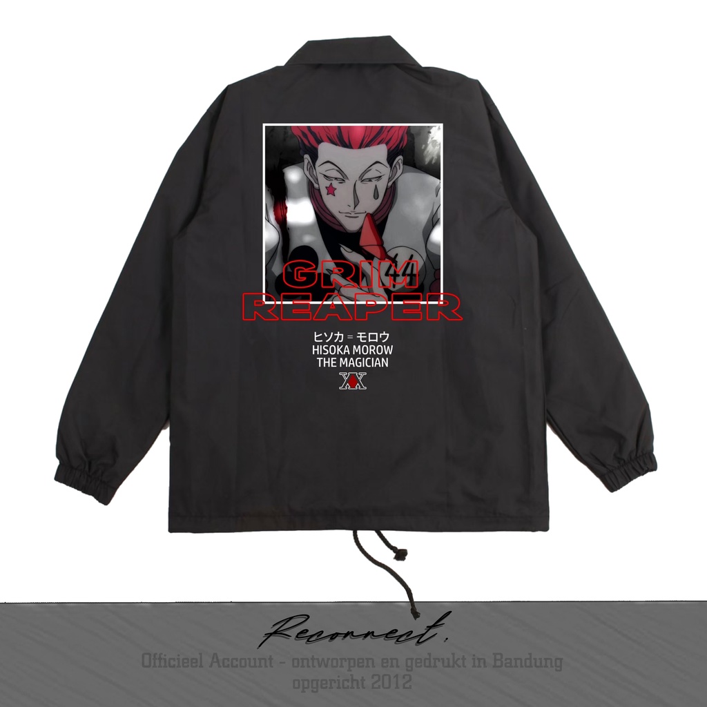 Reconnect Coach Jacket Anime Hunter x Hunter Hisoka Morow - Unisex