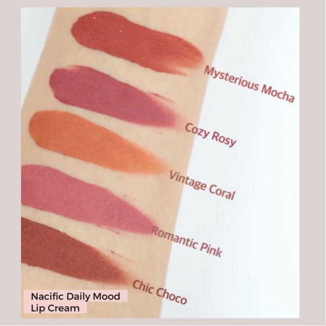 Nacific Daily / Crush Mood Lip Cream