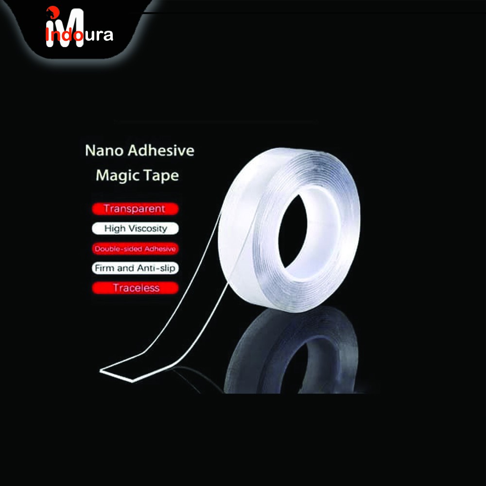 

Double Tape Bening Transparan Isolasi Dobel Tip Perekat Nano