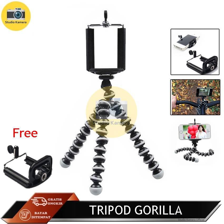 Gorilla Tripod  Spider Bonus Holder Warna Mini Small Large Tongsis Flexible Bonus Holder Gorillapod