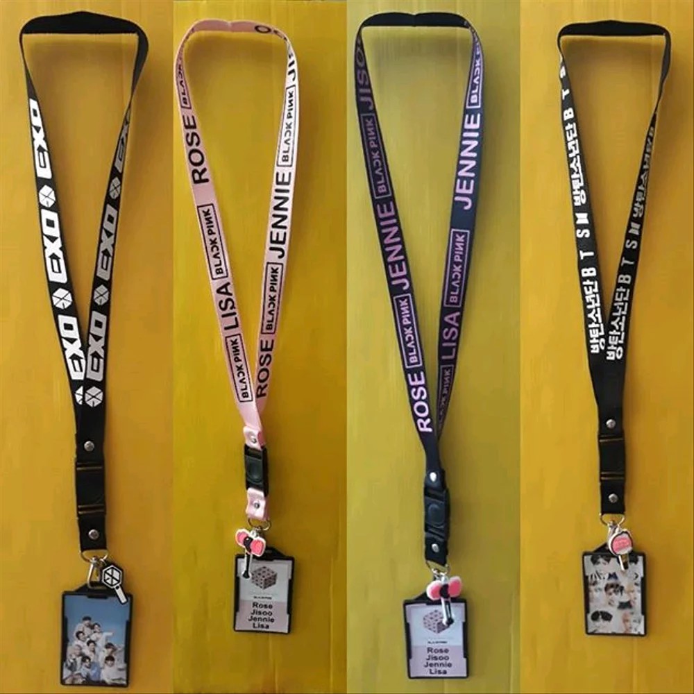 

Lanyard Id Card Holder K-POP BTS EXO IKON Blackpink Blackpink