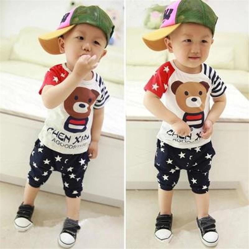 COD BEST SELLER SETELAN ANAK LAKI LAKI 1-5 TAHUN SETELAN ANAK KOMBINASI SETELAN CHEEN XIOU TERBARU