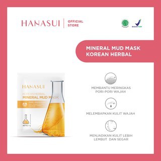 HANASUI Mineral Mud Mask | Masker Hanasui Masker Wajah by AILIN