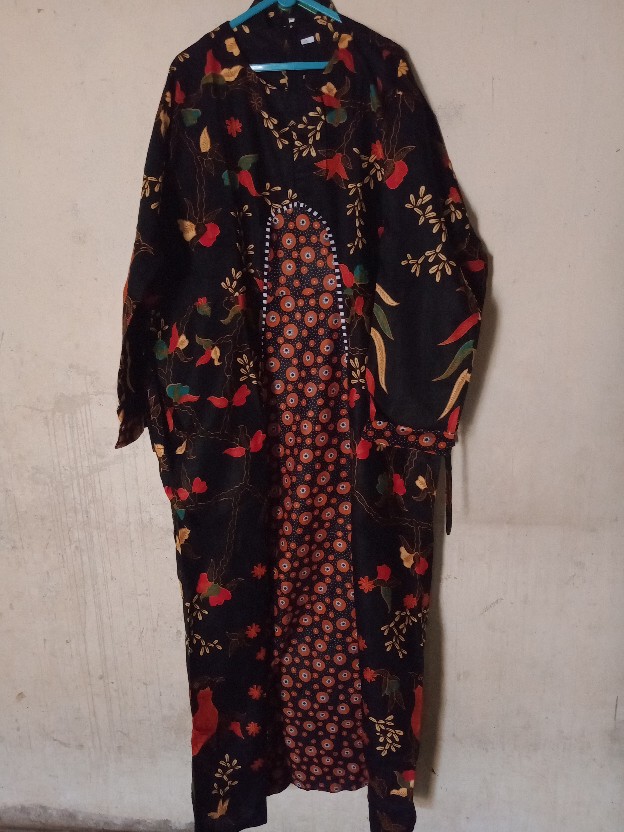 Batik Couple Keluarga Sania Ruffle Ori Putra Mm