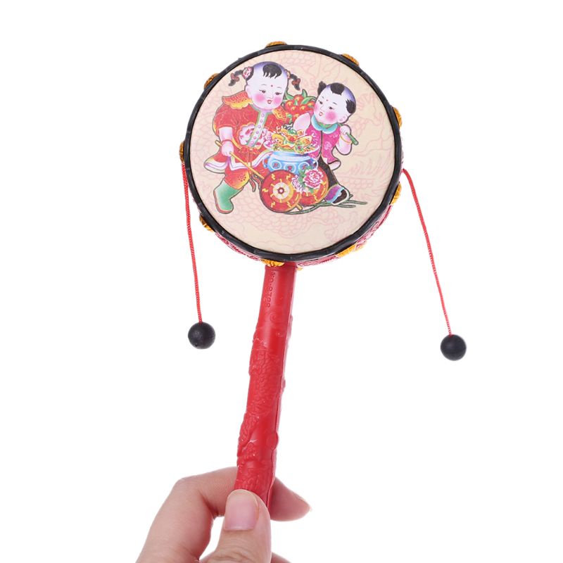 Mary Spin Rattle Drum Monkey Drum Hadiah Mainan Anak Cina