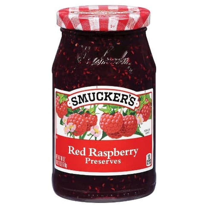

HOT SALE Smucker's Red Raspberry Preserves Nett 510 Gr Hemat