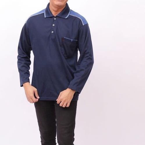 ❊ BAJU BAPAK BAPAK LENGAN PANJANG / KAOS KERAH BAPAK BAPAK / KAOS WANGKI LENGAN PANJANG ☆