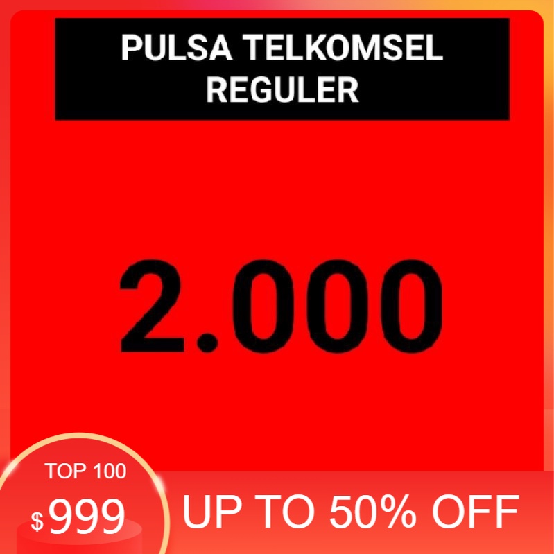 Pulsa Murah Telkomsel 2K 2Rb 2000 Simpati As Loop