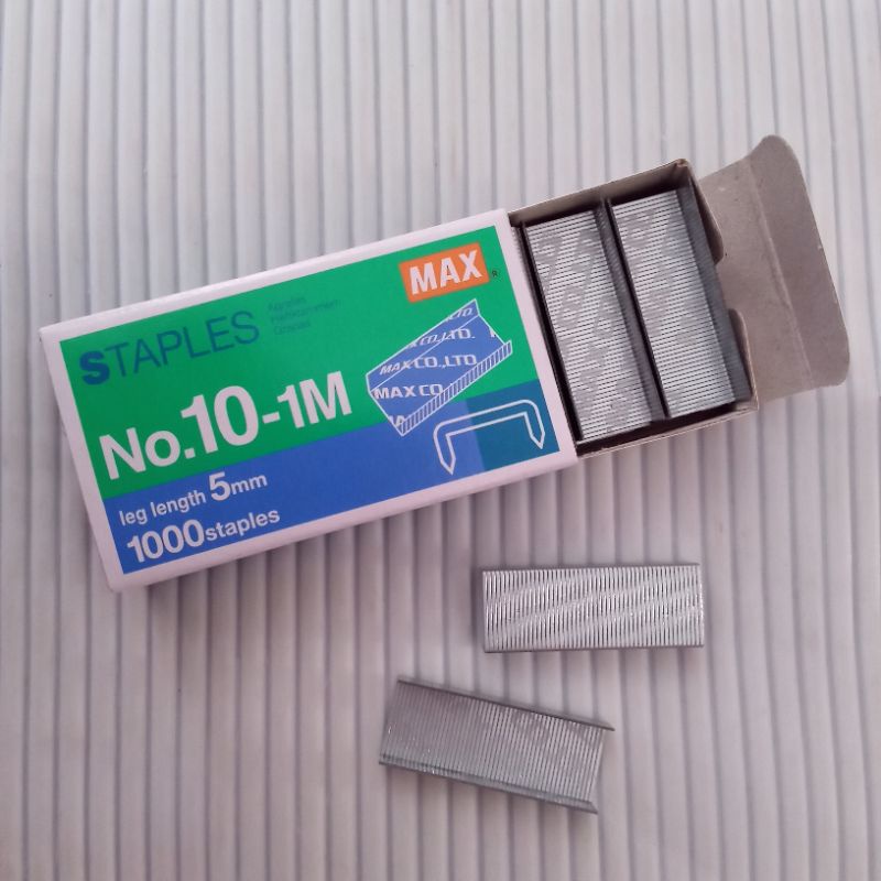 

Refill/Isi Staples Max no. 10-1M (Isi 1000 pcs)