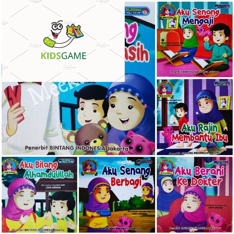 

Buku Cerita Anak Seri Balita Cerdas 2 Bahasa Bergambar Berwarna Grosir