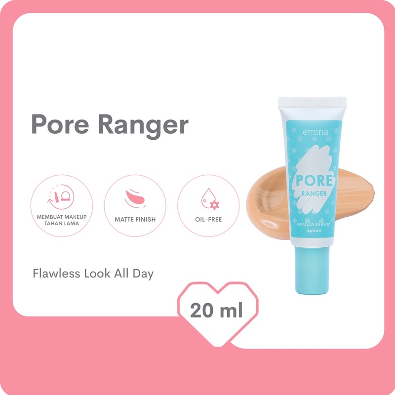 Emina Pore Ranger Primer Wajah Untuk Menutupi Pori - Pori - 20ml