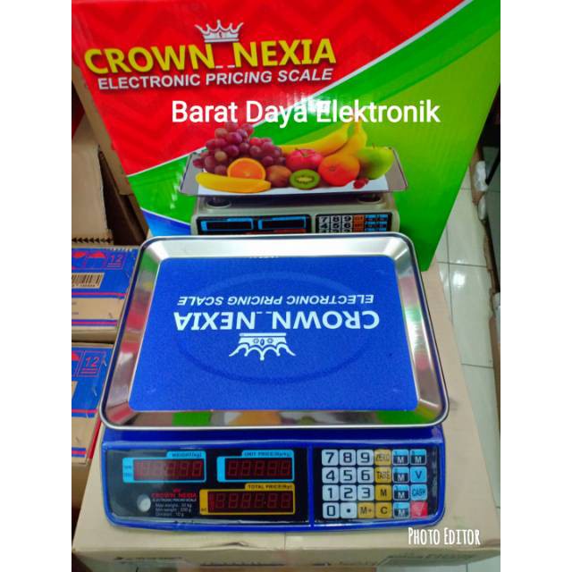 Timbangan Digital Barang 40 Kg / Laundry / Sembako / Laundry CROWN