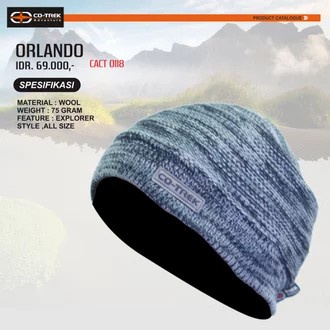 Topi Kupluk Wool Beanie Hat / Kupluk Co-trek Orlando Terlaris