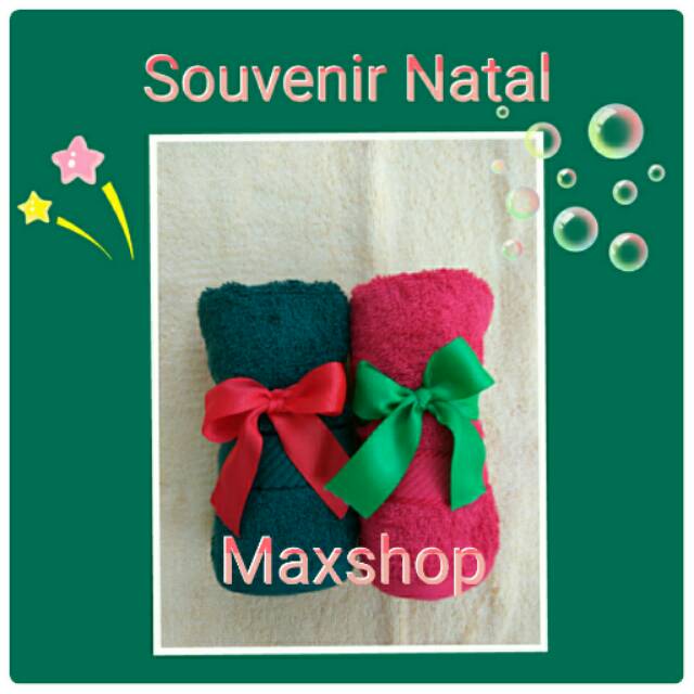 Handuk Souvenir Natal / Bingkisan Natal / Merry Christmas
