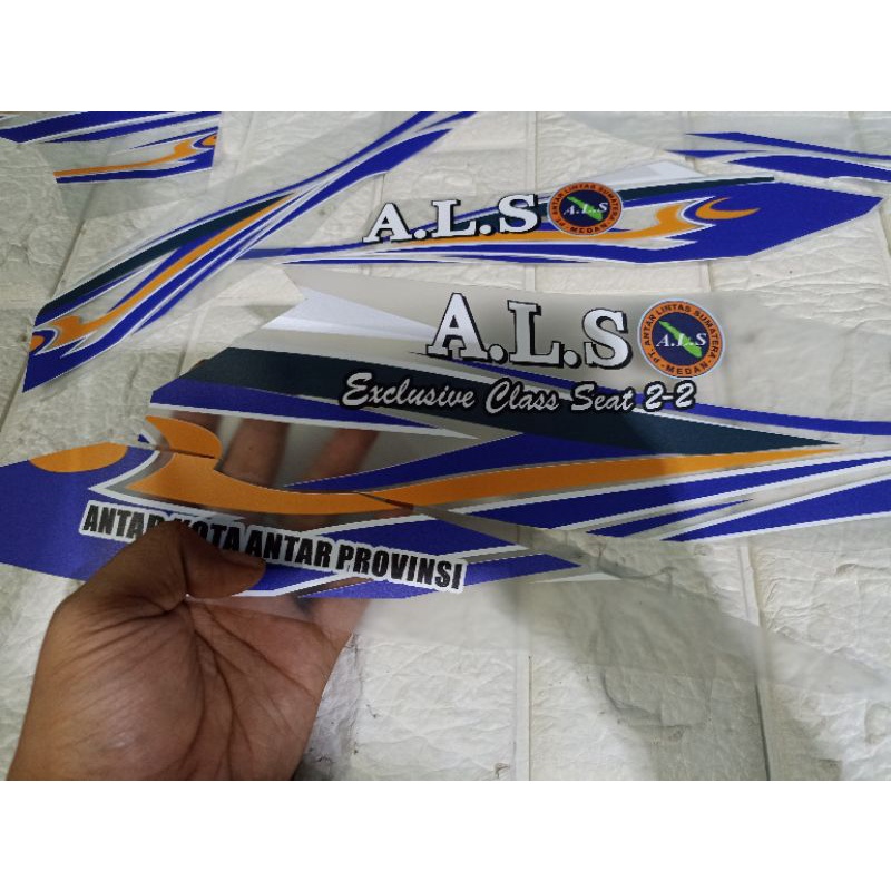 striping sticker vario 125 old livery bus ALS transparan custame
