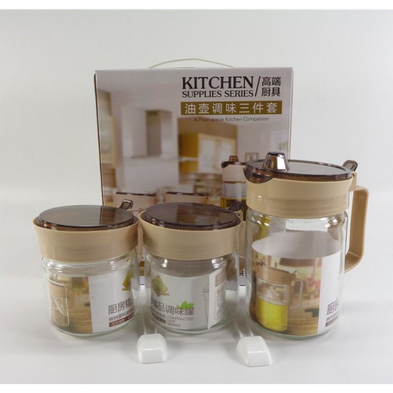 kitchen set, tempat , Saringan  Minyak isi 3 pcs