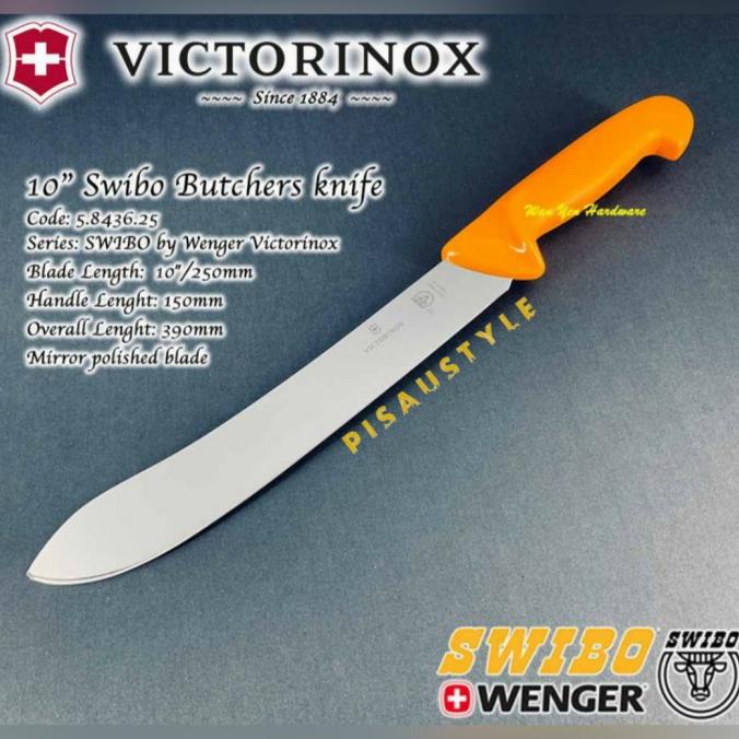 Pisau Sembelih Swibo Wenger Victorinox Bullnose 25Cm Tajam Asli