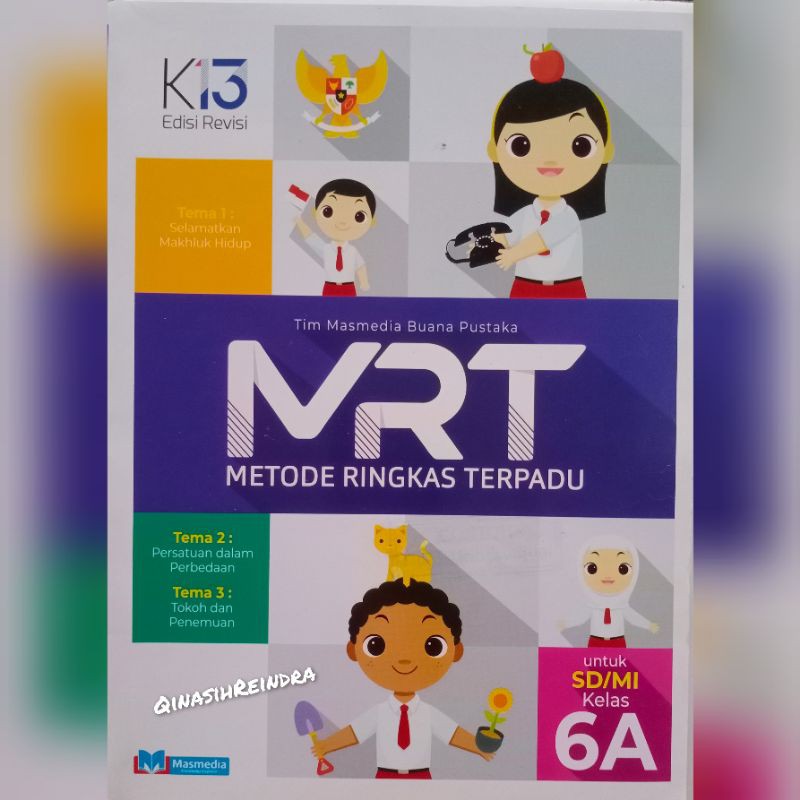 Buku MRT 6A SD/Mi kelas 6 K13 Revisi