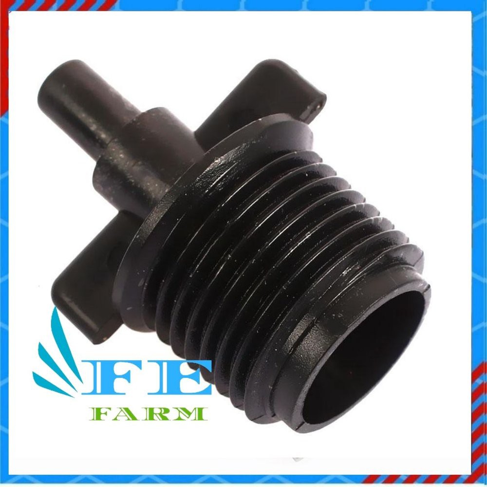 SPRINKLER SPRAYER HEAD 4 WAY MIST NOZZLE MISTI Fitting Drat Setengah Inchi Abu-Abu 4 arah