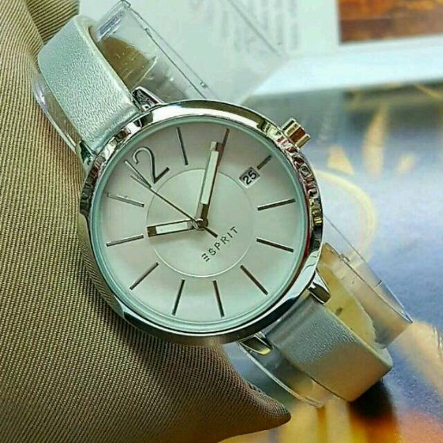 JAM TANGAN CEWEK / WANITA  ESPRIT  PREMIUM KULIT TAHAN AIR  ELEGANT HARGA BERSAHABT...
