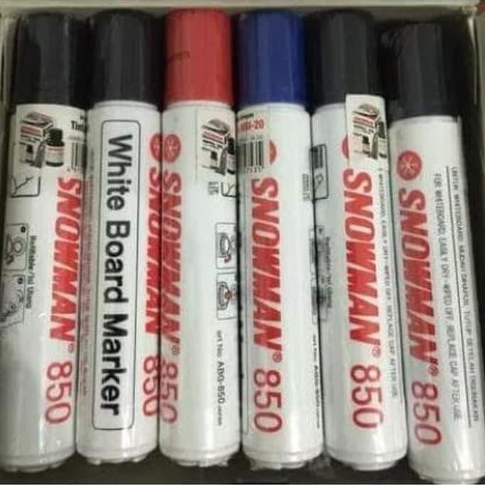 

SPIDOL JUMBO BESAR WHITEBOARD SNOWMAN 850 - Hitam