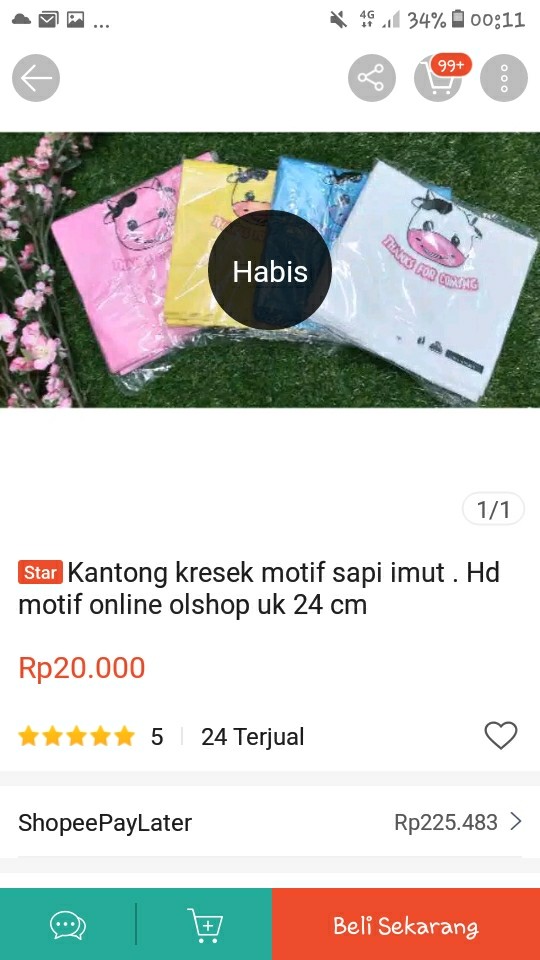 500 Gr Kantong Kresek Motif Sapi Imut 500 Gr . Hd Motif Online Olshop Uk 24 Cm