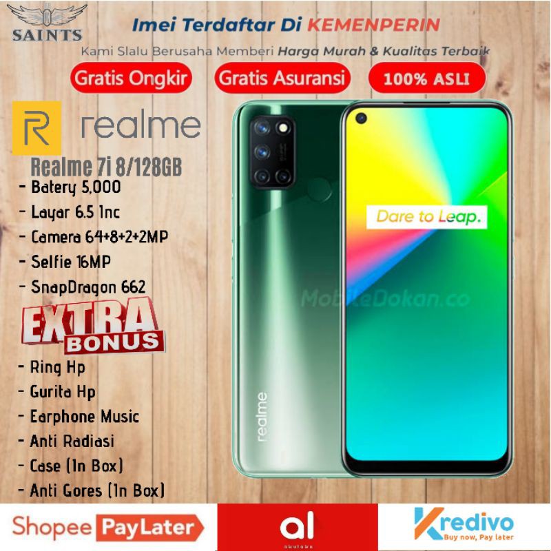 Realme 7i Ram 8GB Rom 128GB 8/128 4/128 Garansi Resmi