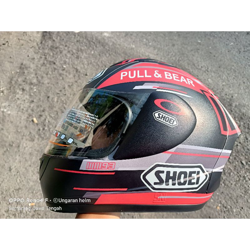 INK Cl Max|| fullface Repaint Decal shoei X-14 || Ala ala shoei marc marquez