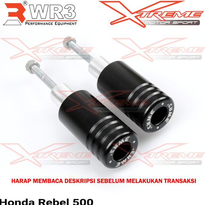 Frame Slider WR3 Honda RebeL 500cc Ready Stok Premium Grade XTR-MTS78 Ayo Beli