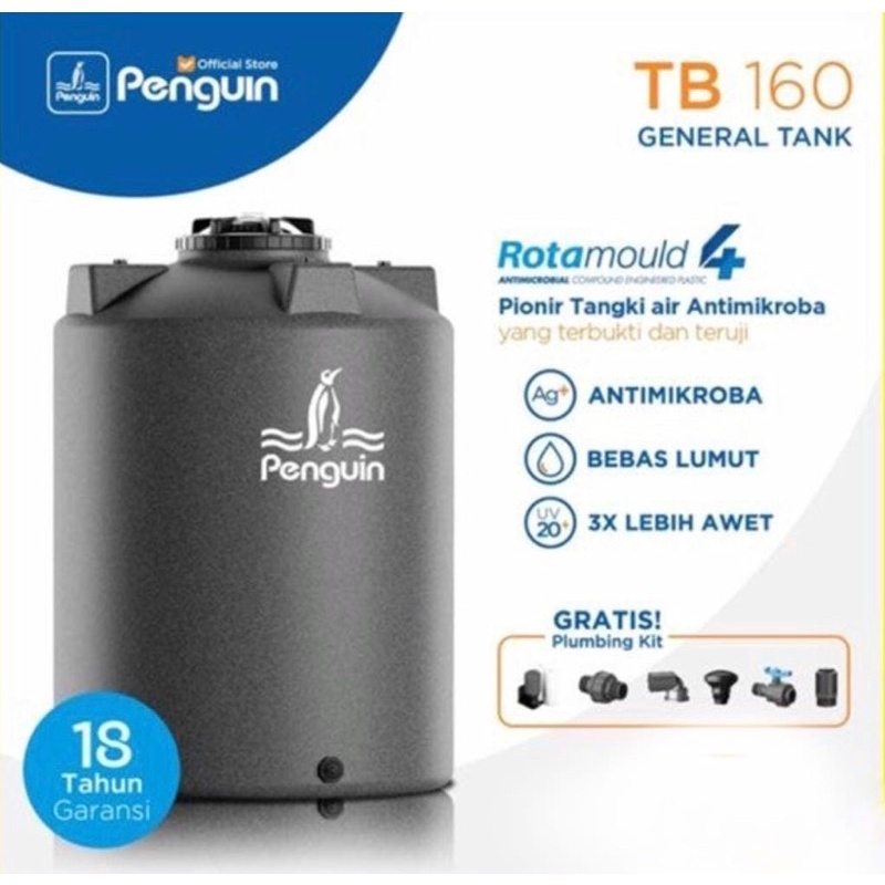 Toren Air Penguin Tb160 Tb 160 Tandon Tangki Air Penguin Tb160