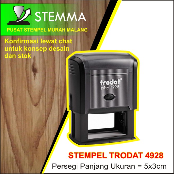 

STEMPEL TRODAT 4929/ MURAH / STEMPEL PERUSAHAAN / KANTOR / SEKOLAH / LEGALISIR / CATERING WARUNG