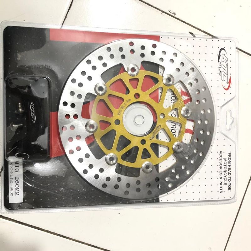 Disc Brake - Piringan Cakram KTC Yamaha Mio - Mio Soul - Fino 260MM Plus Braket CNC PNP