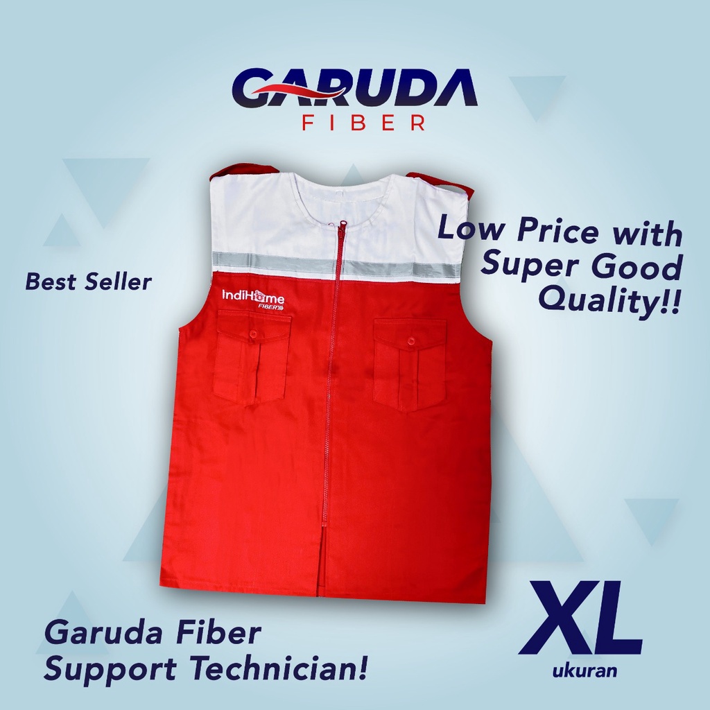 Rompi Indihome Seragam Telkom Kualitas Bagus - Ukuran XL