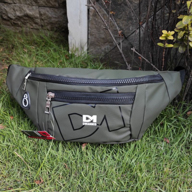 NEW!! WaistBag Pria Original DM Premium | Tas Selempang Pria Waterproof Distro Models