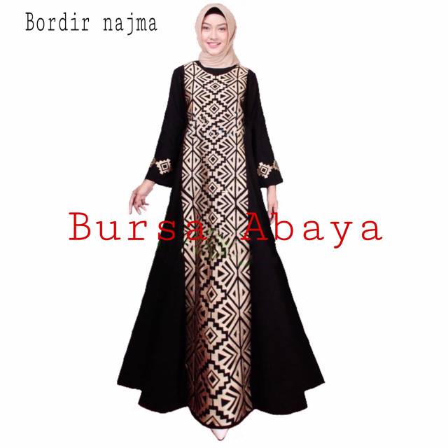 Abaya arab abaya bordir abaya bordir najema