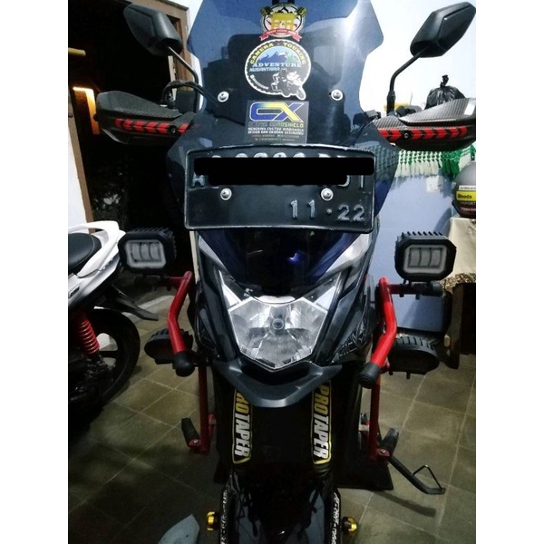 AKSESORIS BEAT STREET ESP 2017 2018 2019 WINGLET MONCONG DEPAN MODIFIKASI CUSTOM SIMPLE