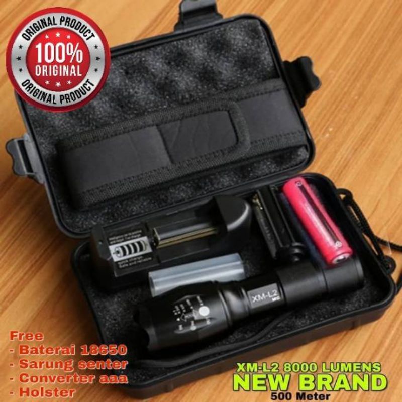 lampu senter police swaat 99000W