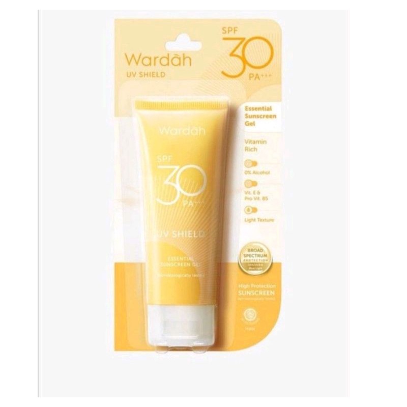 Wardah UV Shield SPF 30 PA+++/Essential Sunscreen Gel