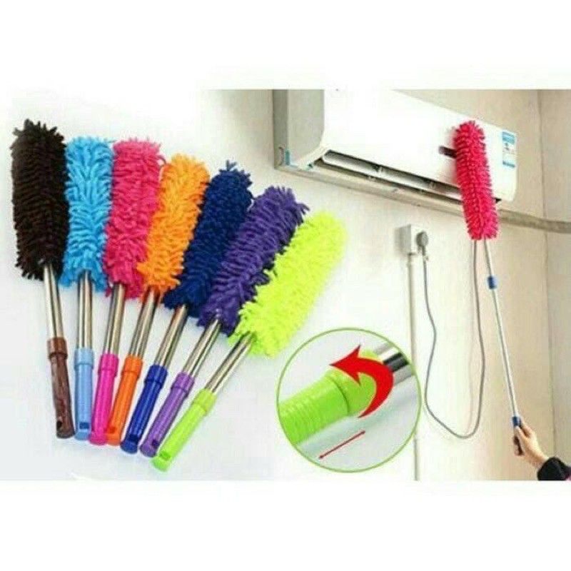 kemoceng microfiber / tongkat pembersih