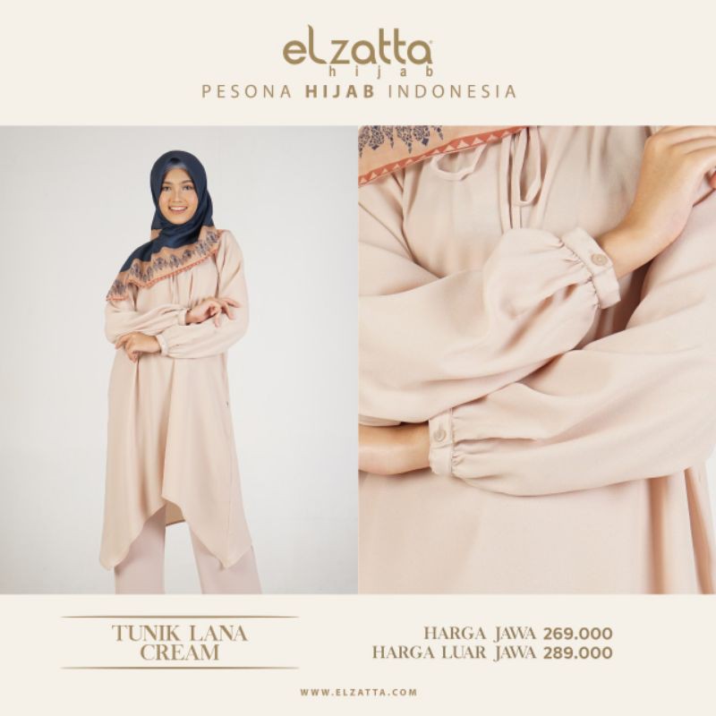 Tunik Lana Elzatta|| Tunik Polos Terbaru dan simple