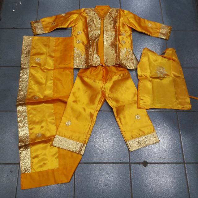 Pakaian Anak Adat Padang / Baju Anak Adat Padang Bordir Halus