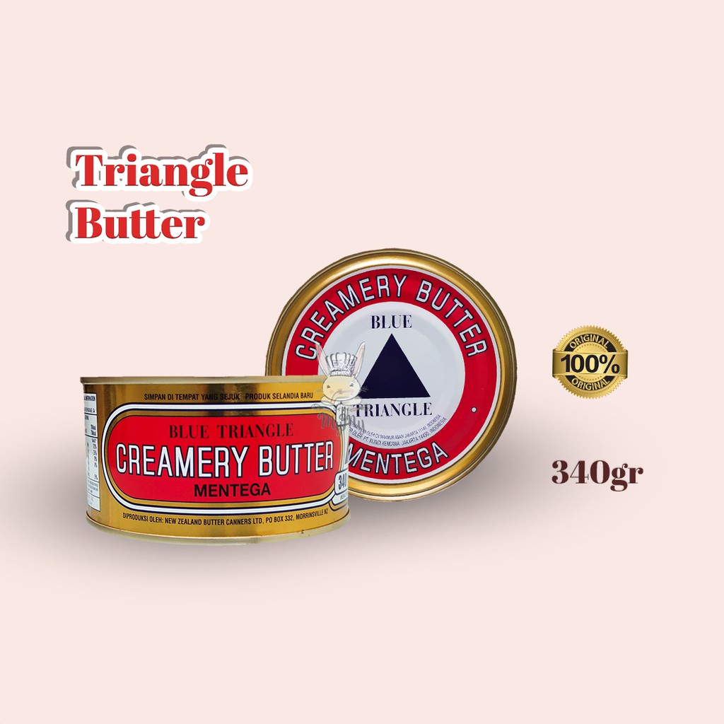 

Mentega Segitiga Biru - Blue Triangle Butter 340 gram Butter Segitiga Biru Creamery butter