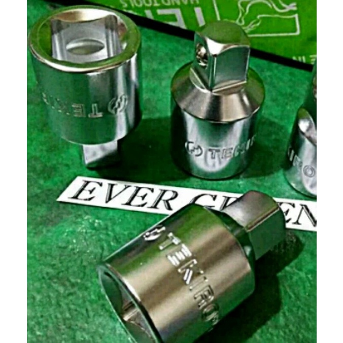 Adapter 3/8" x 1/4" TEKIRO (Kecil) Sambungan Stang Kunci Sok 3/8 x Mata Shock 1/4 (10x6) .. Treker S