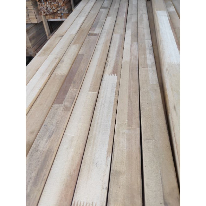 kayu unik dan langkah finger joint jati belanda